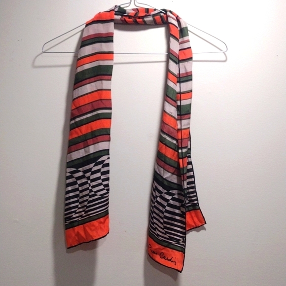 Pierre Cardin Lightweight Luxury Scarf – Colorful Thin Long 10x48-Inch Accessory - Picture 4 of 9